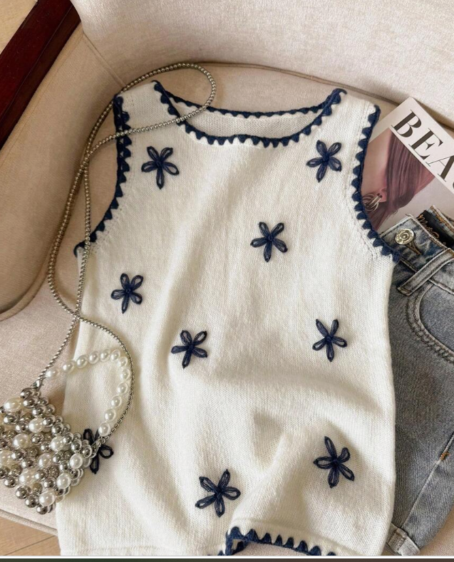 Custom cable knit sweater by HUAJIA Studio